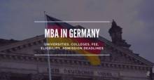 Why Study MBA in Germany