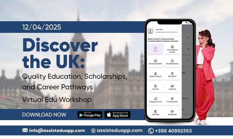 Discover the UK: Quality Education, Scholarships, and Career Pathways - Virtual Edu Workshop