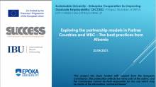 SUCCESS Project; Cooperation agreements between university and industry in partner countries