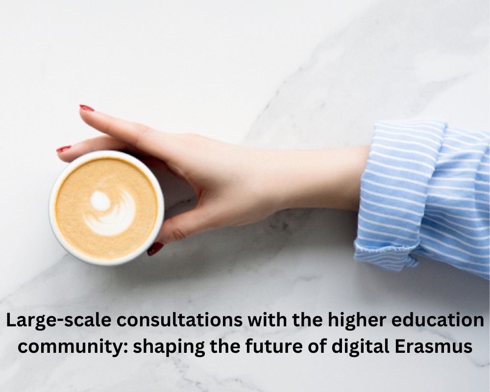 Large-scale consultations with the higher education community: shaping the future of digital Erasmus